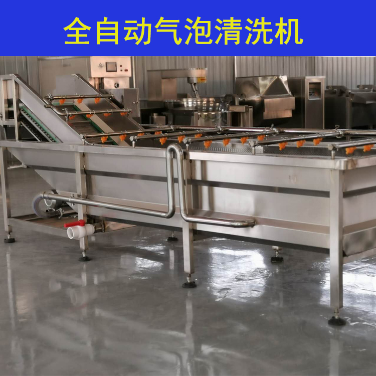 清洗机厂家，净菜加工流水线