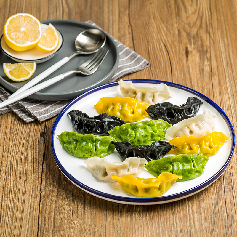 海味美全家福海鲜饺子水饺16只 336g/盒（鲅鱼墨鱼黄花鱼虾仁）批发