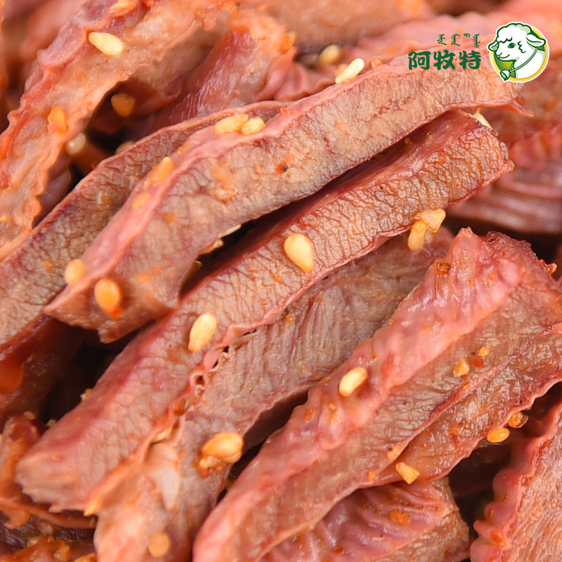 阿牧特芝香烤羊肉羊肉休闲零食卤熟食开袋即食羊肉干